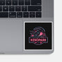 Welcome To Xenopark-None-Glossy-Sticker-glitchygorilla
