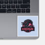 Welcome To Xenopark-None-Glossy-Sticker-glitchygorilla