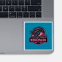 Welcome To Xenopark-None-Glossy-Sticker-glitchygorilla