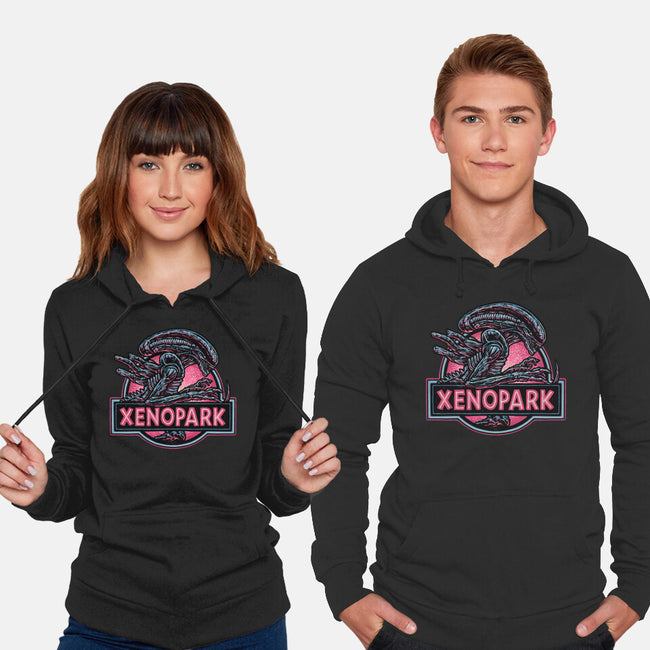 Welcome To Xenopark-Unisex-Pullover-Sweatshirt-glitchygorilla