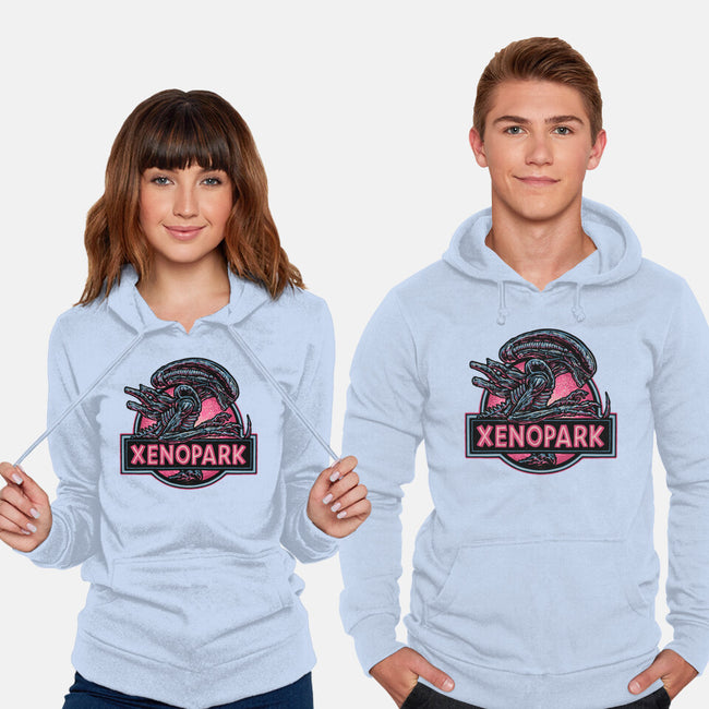 Welcome To Xenopark-Unisex-Pullover-Sweatshirt-glitchygorilla