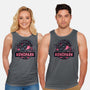 Welcome To Xenopark-Unisex-Basic-Tank-glitchygorilla