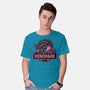 Welcome To Xenopark-Mens-Basic-Tee-glitchygorilla