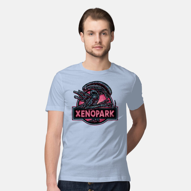 Welcome To Xenopark-Mens-Premium-Tee-glitchygorilla