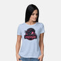 Welcome To Xenopark-Womens-Basic-Tee-glitchygorilla