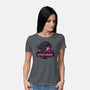 Welcome To Xenopark-Womens-Basic-Tee-glitchygorilla