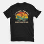 It's Fine I'm Fine Everythings Fine-Womens-Fitted-Tee-dandingeroz