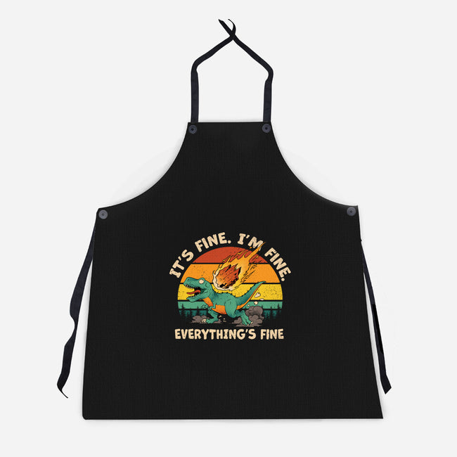 It's Fine I'm Fine Everythings Fine-Unisex-Kitchen-Apron-dandingeroz