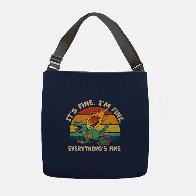 It's Fine I'm Fine Everythings Fine-None-Adjustable Tote-Bag-dandingeroz