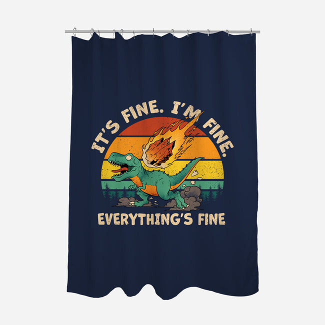 It's Fine I'm Fine Everythings Fine-None-Polyester-Shower Curtain-dandingeroz