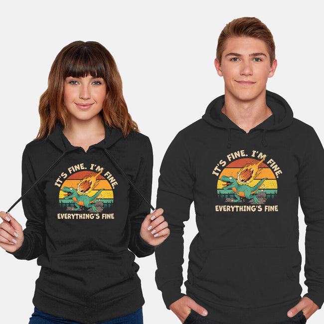 It's Fine I'm Fine Everythings Fine-Unisex-Pullover-Sweatshirt-dandingeroz