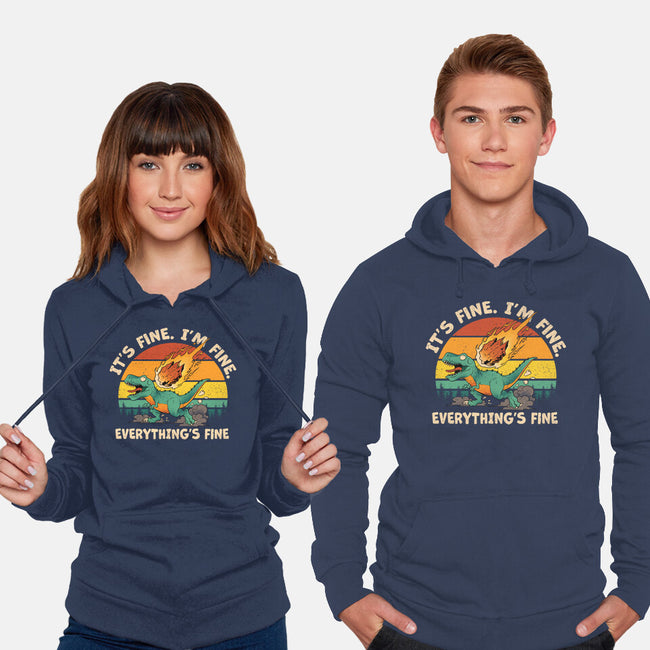 It's Fine I'm Fine Everythings Fine-Unisex-Pullover-Sweatshirt-dandingeroz