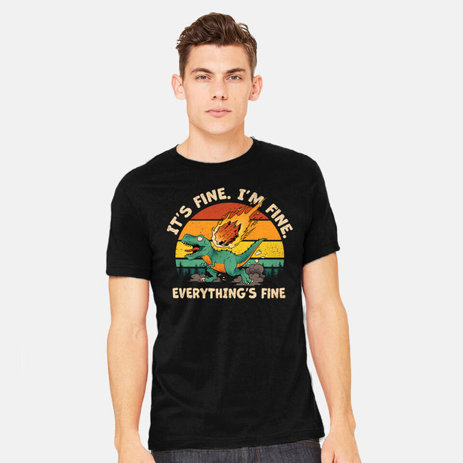 It's Fine I'm Fine Everythings Fine-Mens-Heavyweight-Tee-dandingeroz