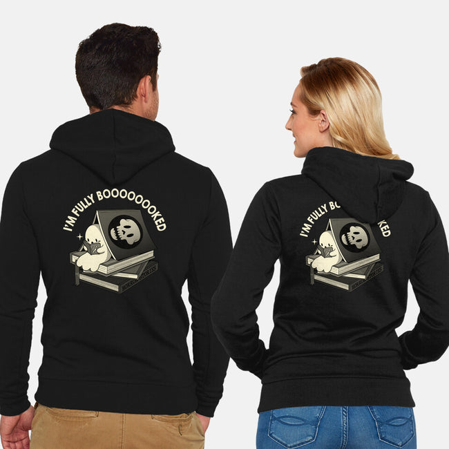 Fully Booked Ghost-Unisex-Zip-Up-Sweatshirt-tobefonseca