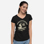 Fully Booked Ghost-Womens-V-Neck-Tee-tobefonseca