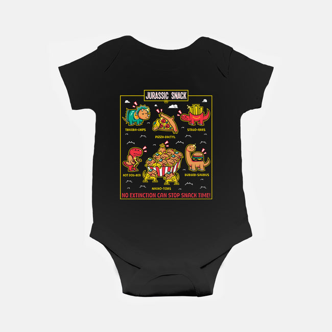 Jurassic Snack-Baby-Basic-Onesie-krisren28
