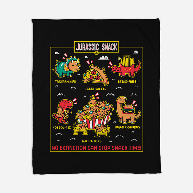 Jurassic Snack-None-Fleece-Blanket-krisren28