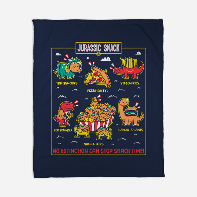 Jurassic Snack-None-Fleece-Blanket-krisren28