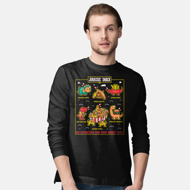 Jurassic Snack-Mens-Long Sleeved-Tee-krisren28