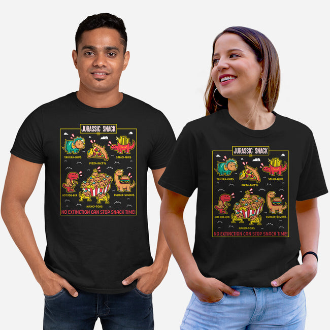 Jurassic Snack-Unisex-Basic-Tee-krisren28