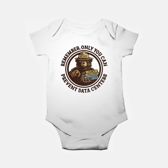 Only You Can Prevent Data Centers-Baby-Basic-Onesie-kg07
