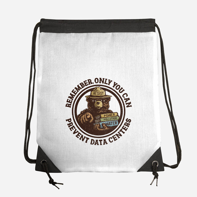 Only You Can Prevent Data Centers-None-Drawstring-Bag-kg07