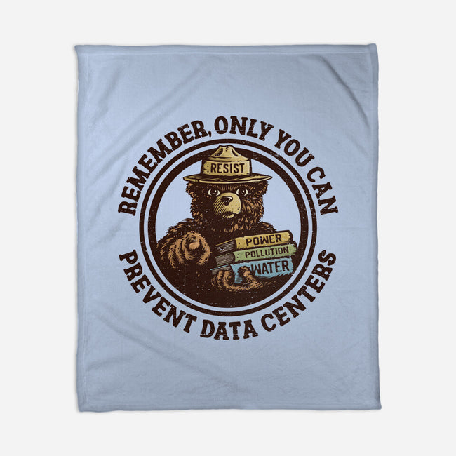 Only You Can Prevent Data Centers-None-Fleece-Blanket-kg07