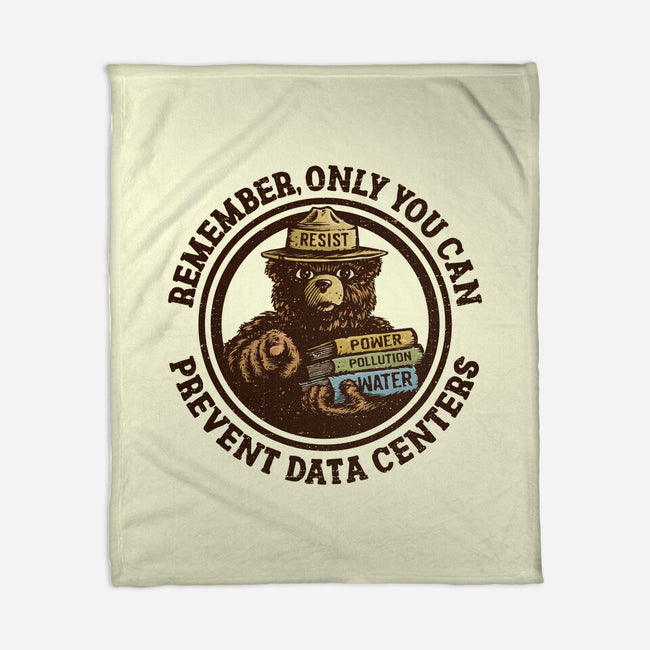 Only You Can Prevent Data Centers-None-Fleece-Blanket-kg07