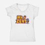 Hi Zev-Womens-V-Neck-Tee-kg07