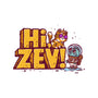 Hi Zev-Womens-V-Neck-Tee-kg07