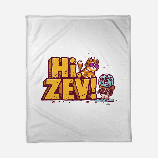 Hi Zev-None-Fleece-Blanket-kg07
