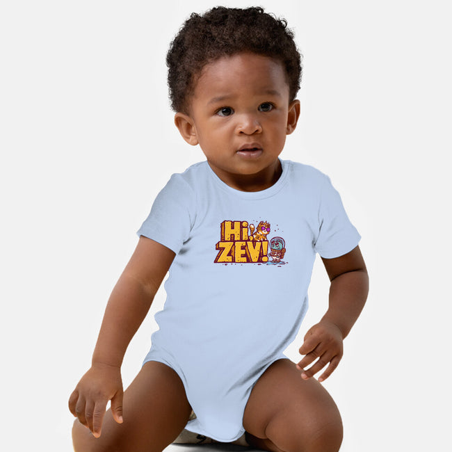 Hi Zev-Baby-Basic-Onesie-kg07