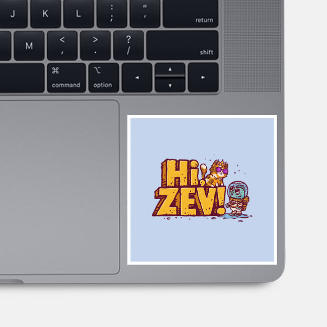 Hi Zev-None-Glossy-Sticker-kg07
