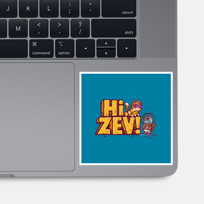 Hi Zev-None-Glossy-Sticker-kg07