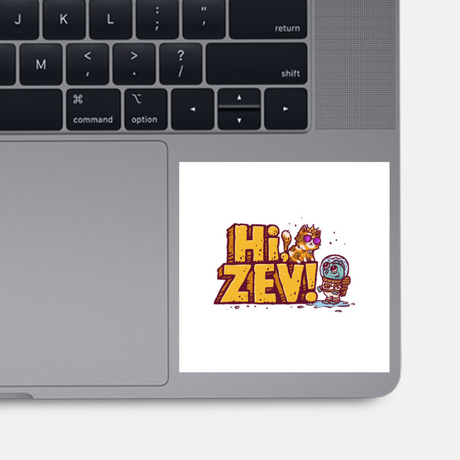 Hi Zev-None-Glossy-Sticker-kg07