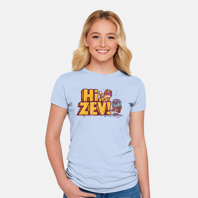 Hi Zev-Womens-Fitted-Tee-kg07