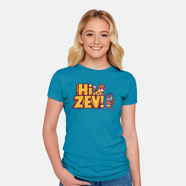 Hi Zev-Womens-Fitted-Tee-kg07