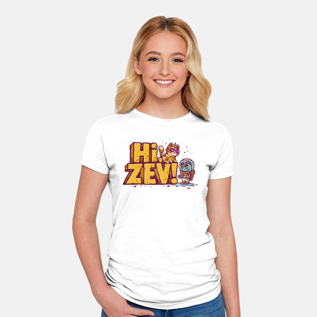 Hi Zev-Womens-Fitted-Tee-kg07