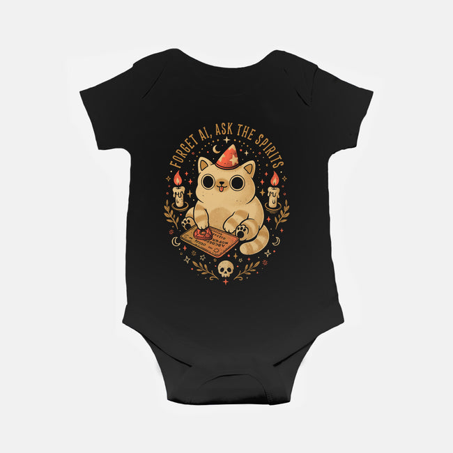 Forget AI Ask The Spirits-Baby-Basic-Onesie-eduely