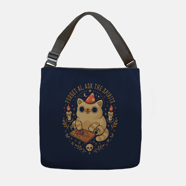 Forget AI Ask The Spirits-None-Adjustable Tote-Bag-eduely