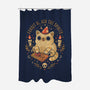 Forget AI Ask The Spirits-None-Polyester-Shower Curtain-eduely
