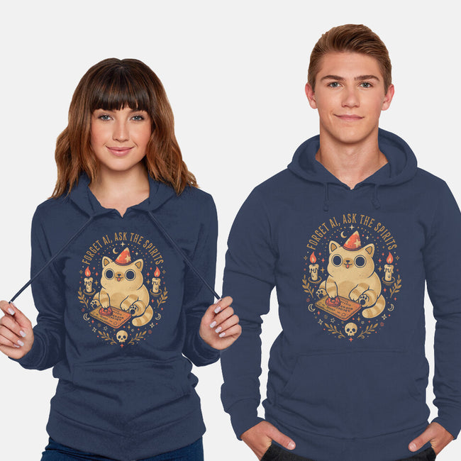 Forget AI Ask The Spirits-Unisex-Pullover-Sweatshirt-eduely