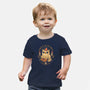 Forget AI Ask The Spirits-Baby-Basic-Tee-eduely