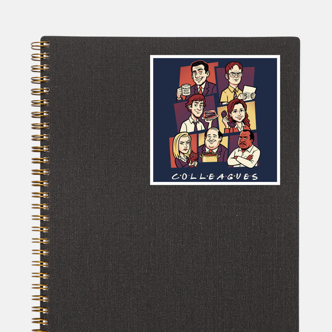 Office Colleagues-None-Glossy-Sticker-P1yu5h