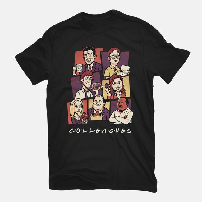 Office Colleagues-Womens-Fitted-Tee-P1yu5h