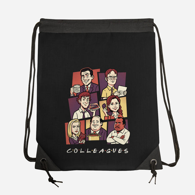 Office Colleagues-None-Drawstring-Bag-P1yu5h
