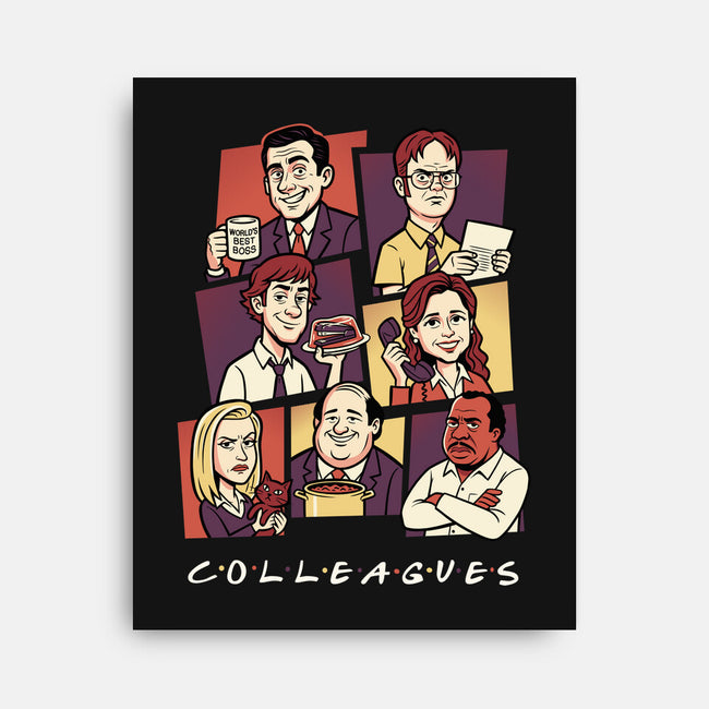 Office Colleagues-None-Stretched-Canvas-P1yu5h