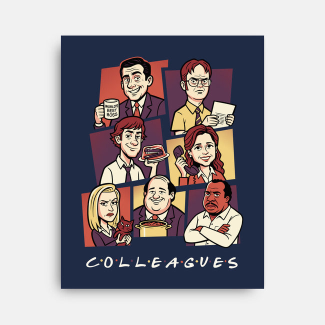 Office Colleagues-None-Stretched-Canvas-P1yu5h