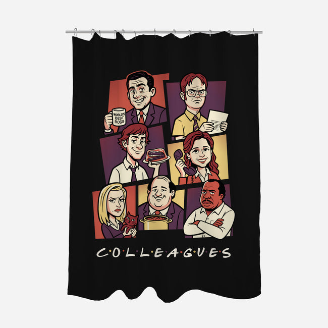Office Colleagues-None-Polyester-Shower Curtain-P1yu5h