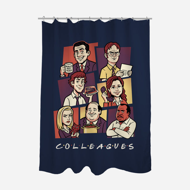 Office Colleagues-None-Polyester-Shower Curtain-P1yu5h